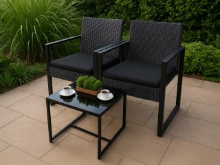 Zestaw Mebli Ogrodowych COFFI STOLIK + 2 KRZESŁA