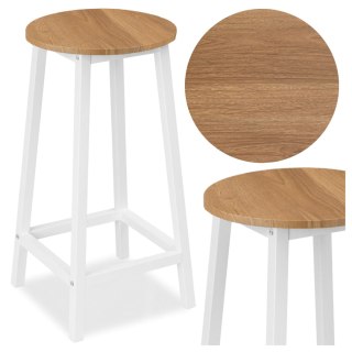 Hoker Flint Biały Modern Oak industrial