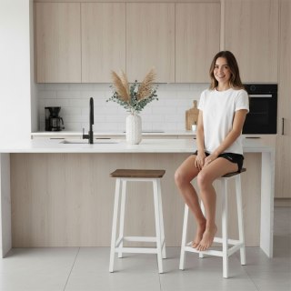 Hoker Kent biały skandynawski postarzany dąb