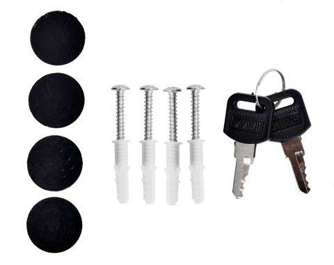 Skrzynka pocztowa na listy Hans czarny z napisami