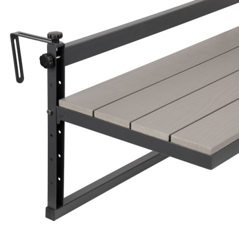 Stolik balkonowy AGATTI BIS STONEWOOD wiszący