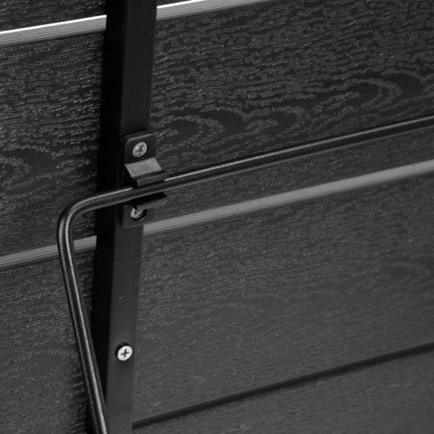 Stolik balkonowy składany ARETTO czarny