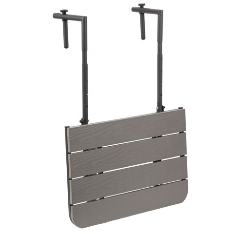 Stolik balkonowy składany ARETTO szary