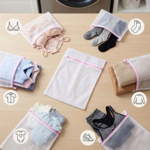 Worki siatki na pranie 6x RIKI