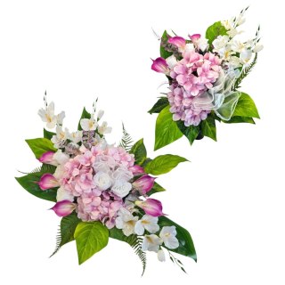 Komplet stroik na cmentarz stroiki na grób bukiet donica mieczyk