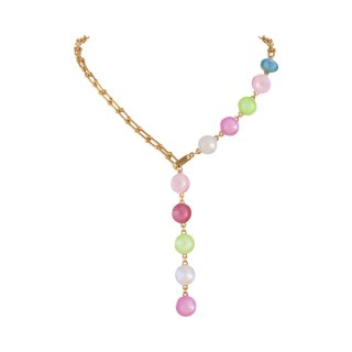 Krawatka z okrągłymi kryształami (C25/JES/135AU)