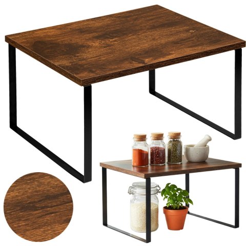 Półka bambusowa kuchenna GINGER MAX rustic