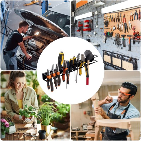 Wieszak uchwyt ścienny na narzędzia NITRO 17 otworów