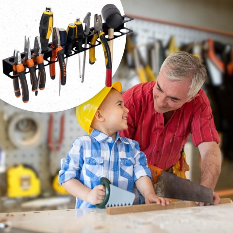 Wieszak uchwyt ścienny na narzędzia NITRO 17 otworów