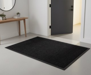 Wycieraczka do butów wejściowa pod drzwi 90x150 cm ALMERIA szara