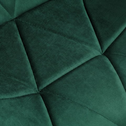 Hoker barowy GORDON chromowane ciemnozielone Velvet