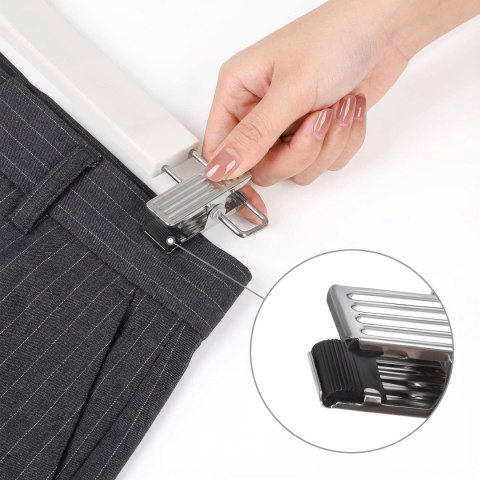 Wieszak drewniany na spódnice 1 sztuka biały