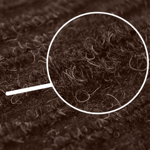 Wycieraczka do butów wejściowa pod drzwi 90x150 cm Valeria brązowa