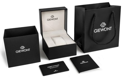 Zegarek Męski Giewont Chronograph Sapphire Czarny GW6260-A3