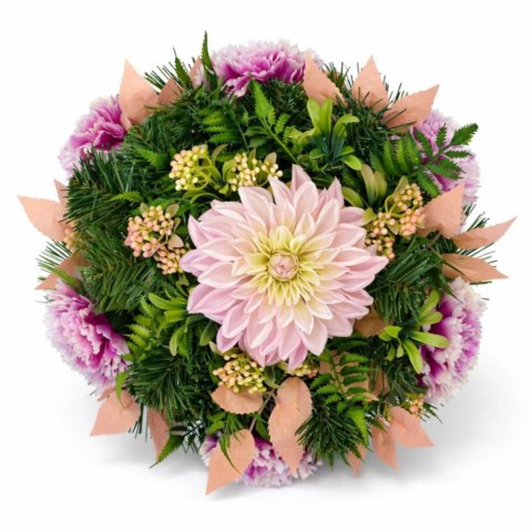 Stroik na cmentarz kompozycja kwiatowa na grób sztuczne kwiaty