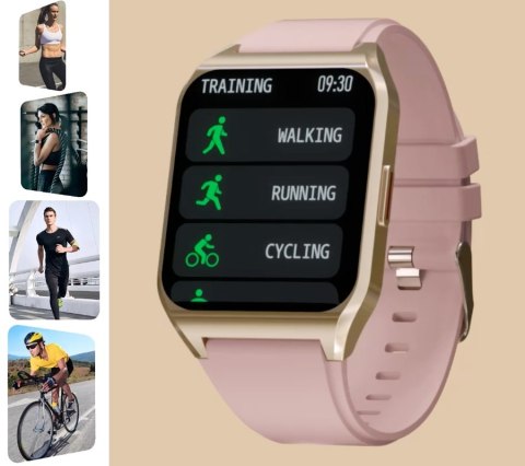 Smartwatch Damski RUBICON RNCE89 Gold Rose SMARUB163