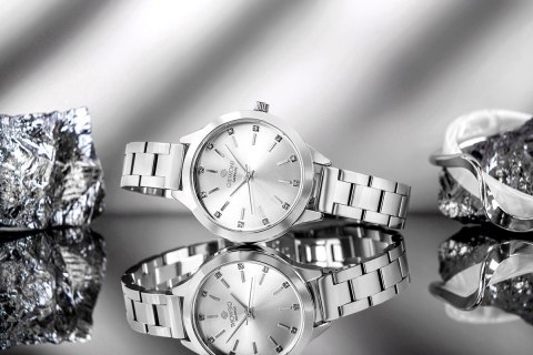 Zegarek Damski Giewont Sapphire Srebrny GW2720-B1