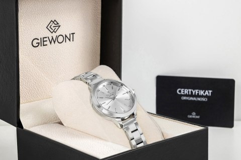 Zegarek Damski Giewont Sapphire Srebrny GW2720-B1