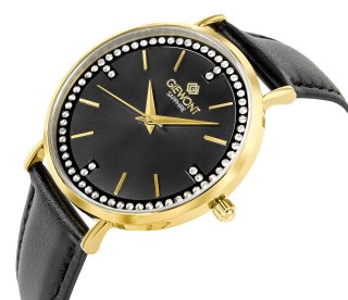 Zegarek Damski Giewont Sapphire Złoto Czarny GW5390-A4
