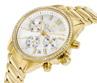 Zegarek Damski Giewont Sapphire Złoto Srebrny GW3670-B2