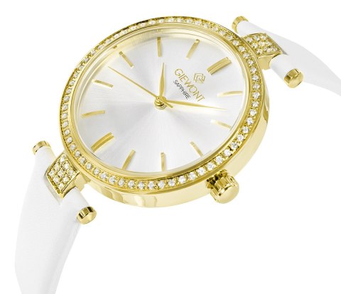 Zegarek Damski Giewont Sapphire Złoto Srebrny GW9890-A2