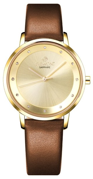 Zegarek Damski Giewont Sapphire Złoty GW4130-A2