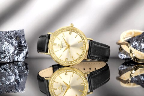 Zegarek Damski Giewont Sapphire Złoty GW5390-A2