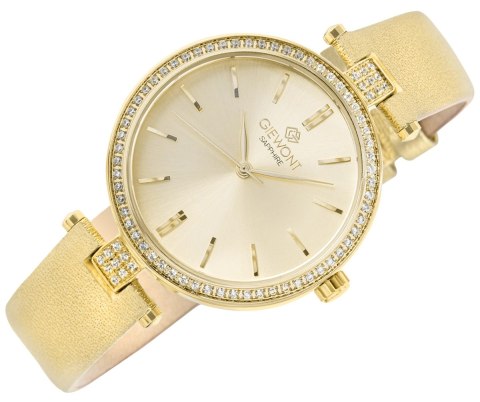 Zegarek Damski Giewont Sapphire Złoty GW9890-A3