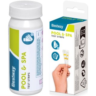 50 Pasków Testowych do wody basenowej BESTWAY pH + Chlor + Zasadowość