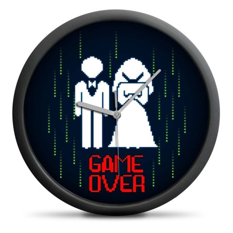 Zegar Game Over prezent na ślub wesele oryginalny Zegar Game Over prezent na ślub wesele oryginalny