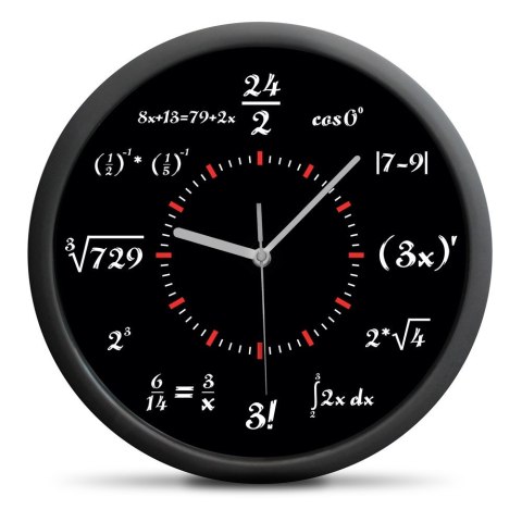 Zegar Matematyka ścienny na ścianę cichy mechanizm Zegar Matematyka ścienny na ścianę cichy mechanizm