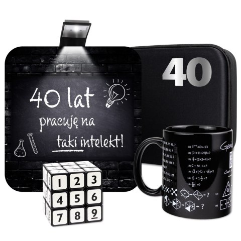Zestaw Prezentowy dla Geniusza - prezent na 40 urodziny Zestaw Prezentowy dla Geniusza - prezent na 40 urodziny