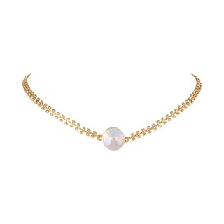 Choker z kryształem o średnicy 16 mm (C25/JES/176AU)