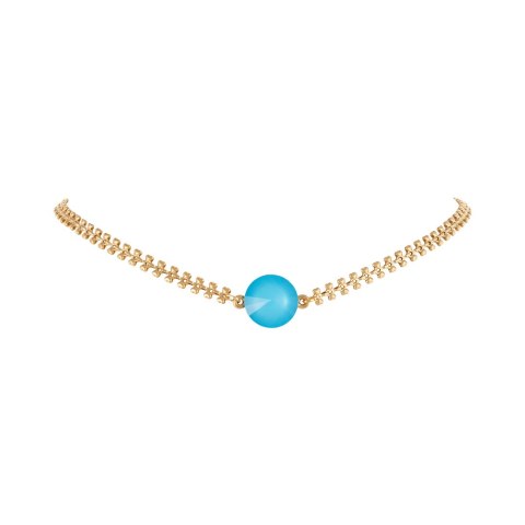 Choker z kryształem o średnicy 16 mm (C25/JES/176AU)