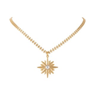 Naszyjnik z gwiazdką zdobioną kryształem Preciosa (C25/JES/168AU)