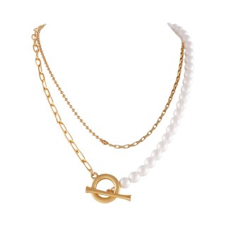 Podwójny naszyjnik z kolekcji Afrodyta Pearls by Klaudia Nieścior (C25/KN/09AU)