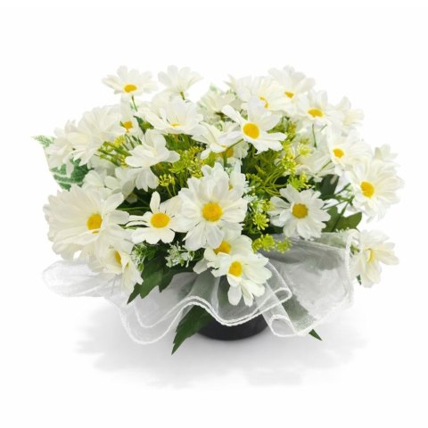 Stroik na cmentarz dekoracja grobu kompozycja sztuczne kwiaty