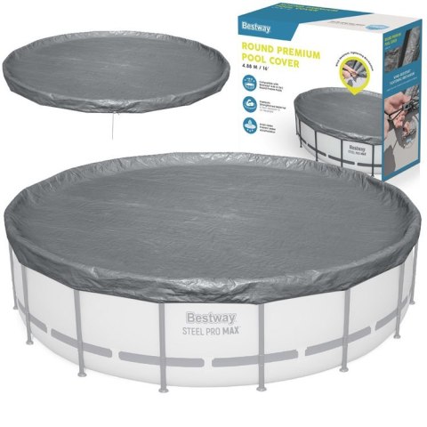 Bestway Pokrywa na basen 488 cm LINIA PREMIUM 58952