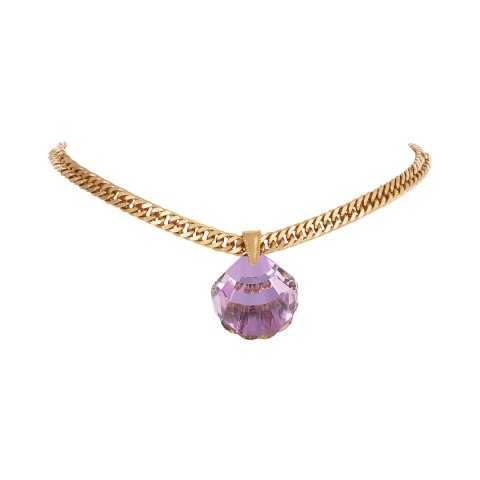 Naszyjnik z kryształową muszlą (C25/JES/188AU)