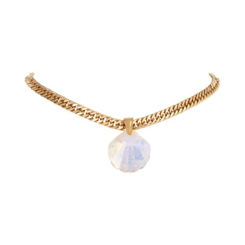 Naszyjnik z kryształową muszlą (C25/JES/188AU)