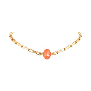 Naszyjnik z średnim, owalnym kryształkiem Primero (C25/JES/184AU)