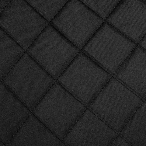 Krzesło welurowe Orlando Velvet czarne