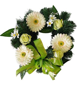 DEKORACJA GROBU WIĄZANKA WIANEK STROIK NA CMENTARZ