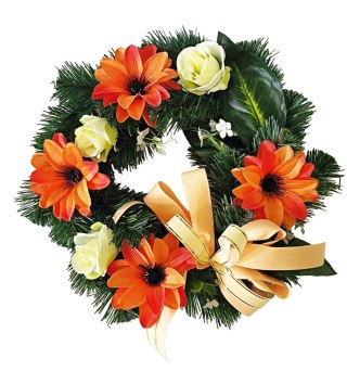 DEKORACJA GROBU WIĄZANKA WIANEK STROIK NA CMENTARZ