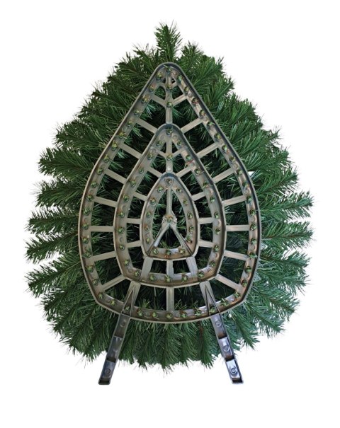 PODKŁAD SZTUCZNY FLORYSTYCZNY ŁZA ŁEZKA POD WIENIEC WIĄZANKĘ 80x56