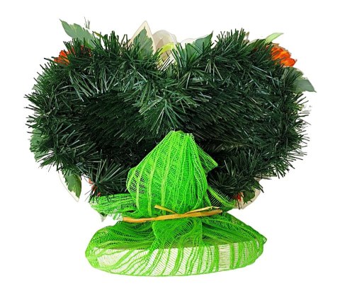 Stroik pięknych sztuchnych kwiatów na cmentarz grób Wszystkich Świętych