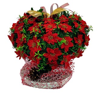 Stroik pięknych sztuchnych kwiatów na cmentarz nowość grób