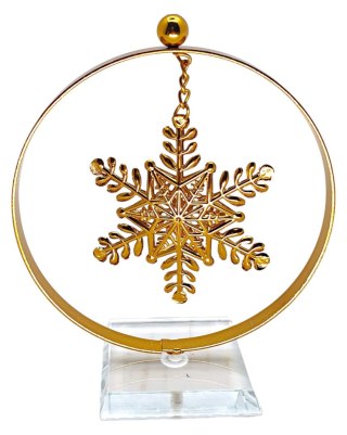 METALOWA DEKORACJA ŚWIĄTECZNA GWIAZDKA ŚNIEŻYNKA BOŻE NARODZENIE