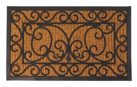 WYCIERACZKA GUMOWA KOKOSOWA ZEWNĘTRZNA POD DRZWI PROSTOKĄTNA