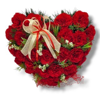 Stroik pięknych sztuchnych kwiatów na cmentarz grób Wszystkich Świętych